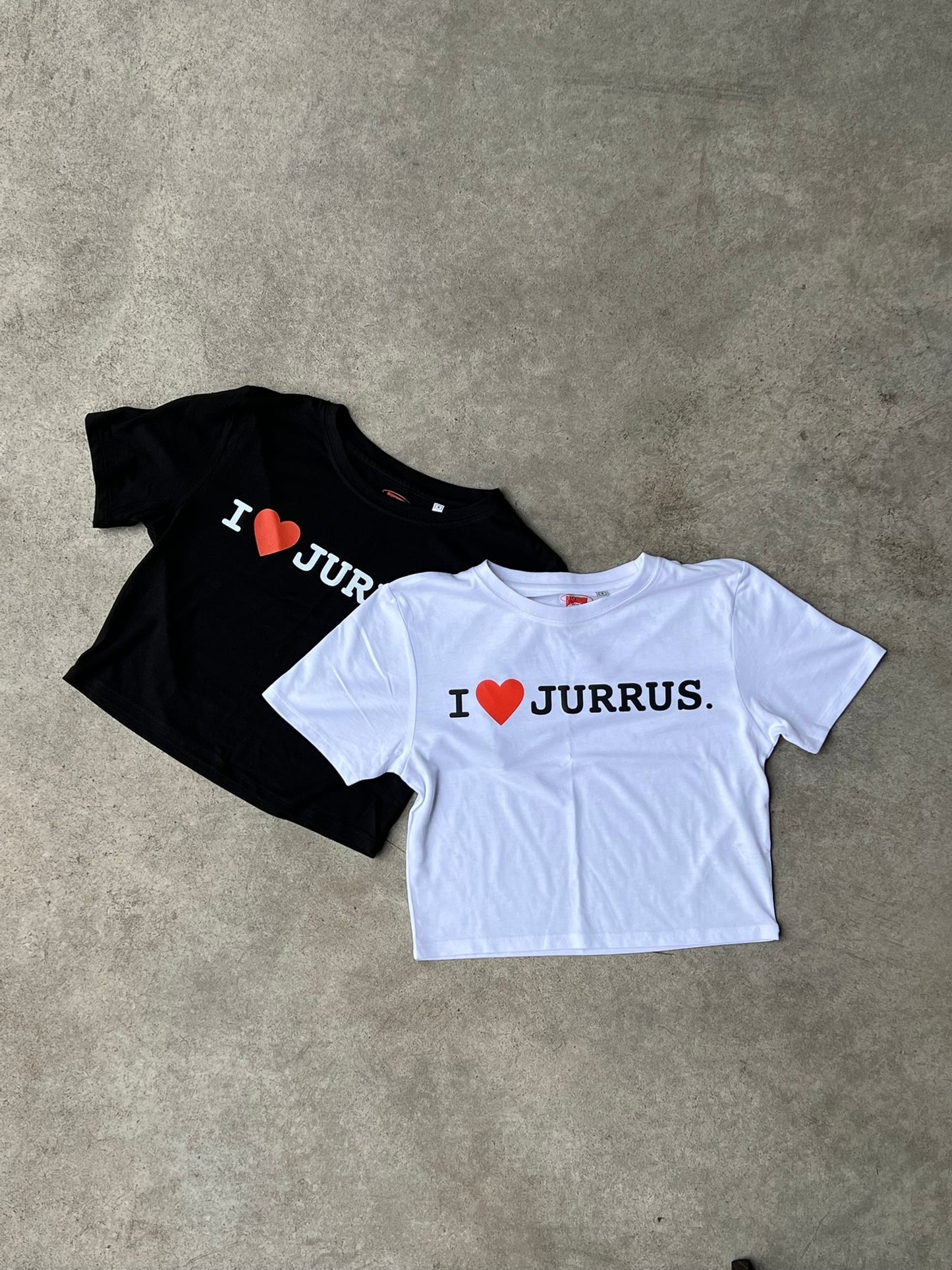 CROP JURRU LOVER WHITE TEE