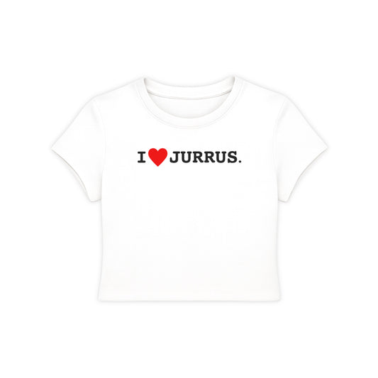 CROP JURRU LOVER WHITE TEE